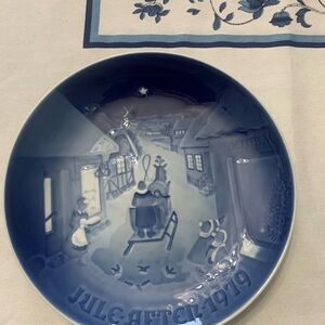Blue Decorative Plate